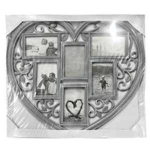 12-2004 6 POSITION HEART FRAME χονδρική, Gifts χονδρική