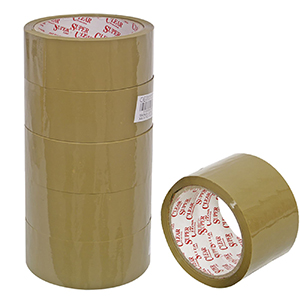 19-67 PACKAGING TAPE 48mm BROWN-TRANSPARENT χονδρική, School Items χονδρική