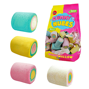 24-159 MARSHMALLOWS GUMMY NUBES RAINBOW CANDY χονδρική, Confectionery χονδρική