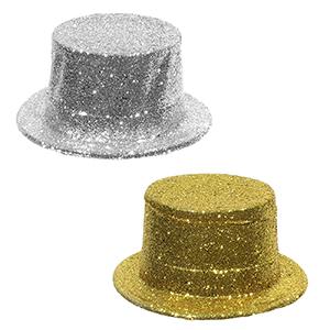 3-1463 HAT SEMI-HIGH GOLD-SILVER χονδρική, Carnival Items χονδρική