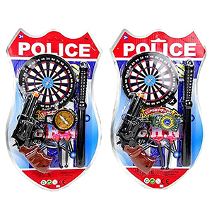 3-1988 POLICE SET 6PCS WITH TARGET χονδρική, Carnival Items χονδρική