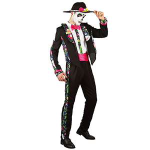 3-2087 DAY OF THE DEAD MEN'S COSTUME χονδρική, Carnival Items χονδρική