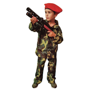 3-2091 CHILDREN'S RED HAT SOLDIER UNIFORM χονδρική, Carnival Items χονδρική