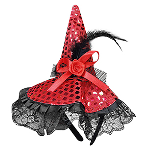 3-2453 STEKA WITCH HAT WITH BIRDS χονδρική, Carnival Items χονδρική