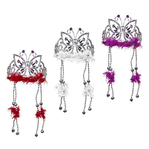 3-286 PRINCESS CROWN WITH FUR χονδρική, Carnival Items χονδρική