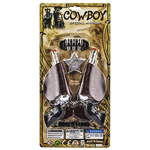 3-317 COWBOY ROTARY WITH CASES SET=7PCS χονδρική, Carnival Items χονδρική
