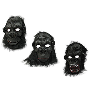 3-354 GORILLA MASK WITH HAIR χονδρική, Carnival Items χονδρική