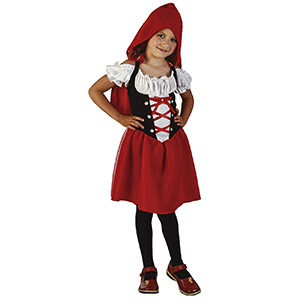 3-869 CHILDREN'S RED RIDING HOOD COSTUME χονδρική, Carnival Items χονδρική