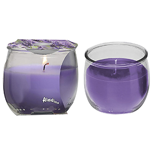 37-434 ALADINO SCENTED CANDLE IN LAVENDER VASE χονδρική, Gifts χονδρική