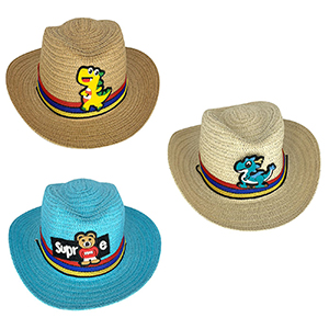 42-2898 CHILDREN'S PAPER COWBOY HAT WITH ROPE χονδρική, Summer Items χονδρική