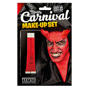 5-129 FACE PAINT TUBE RED χονδρική, Carnival Items χονδρική