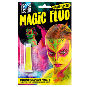 5-135 FACE PAINT TUBE FLUORESCENT YELLOW χονδρική, Carnival Items χονδρική