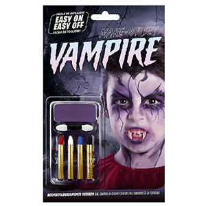 5-147 VAMPIRE PAINT SET WITH MAKEUP & 4 PENCILS χονδρική, Carnival Items χονδρική