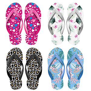67-8 PATTERNED WOMEN'S SLIPPERS χονδρική, Summer Items χονδρική