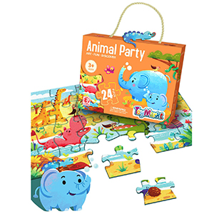 69-1750 PUZZLE 24 PIECES ANIMAL PARTY χονδρική, Toys χονδρική