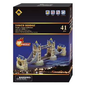 69-496 ΠΑΖΛ 3D TOWER BRIDGE 22x30cm χονδρική, Παιχνίδια χονδρική