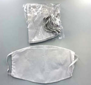 7-183 WHITE COTTON PROTECTIVE MASK χονδρική, Accessories χονδρική