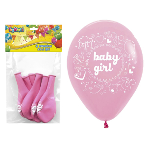 71-1246 BALLOONS 12" 6 PCS IT'S A GIRL χονδρική, Toys χονδρική