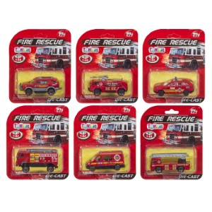 71-2754 DIE CAST CARDS FIRE VEHICLE χονδρική, Toys χονδρική