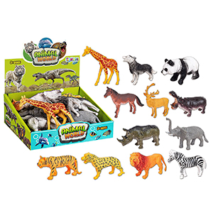71-3307 BOX OF 12 WILD ANIMALS χονδρική, Toys χονδρική
