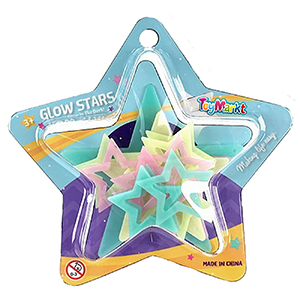 71-3364 FLUORESCENT STARS IN TABS χονδρική, Toys χονδρική