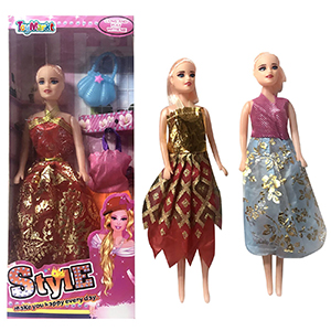 72-2056 STYLE DOLL WITH BAG & EXTRA DRESS χονδρική, Toys χονδρική