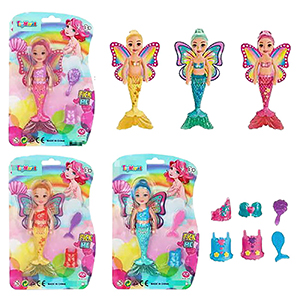 72-2068 MERMAID BUTTERFLY 15cm IN TABS χονδρική, Toys χονδρική