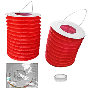 73-10 PAPER FLASHLIGHT RED ME RESO χονδρική, Easter Items χονδρική