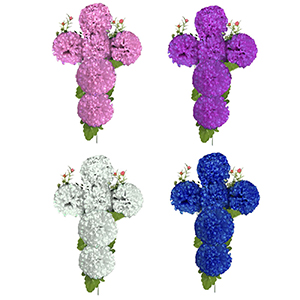 73-1286 CROSS WITH 6 FLOWERS χονδρική, Easter Items χονδρική