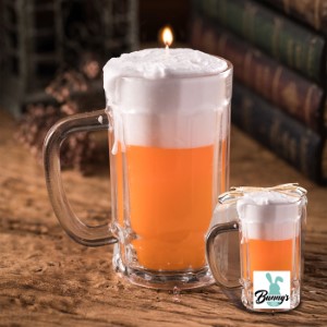 73-1655 BEER GLASS CANDLE χονδρική, Easter Items χονδρική