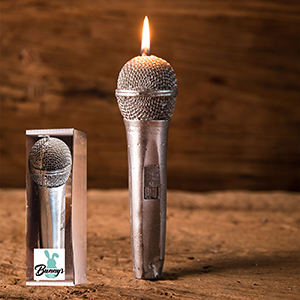 73-1657 MICROPHONE CANDLE χονδρική, Easter Items χονδρική