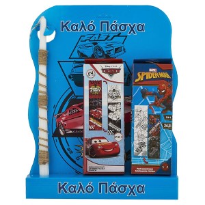 73-1802 LAMP 2 CARS & SPIDERMAN PUZZLE χονδρική, Easter Items χονδρική