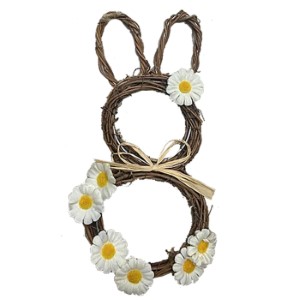 73-1846 KNIT WREATH BUNNY SHAPE χονδρική, Easter Items χονδρική