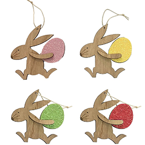 73-1964 ORNAMENT HARE WITH EGG χονδρική, Easter Items χονδρική