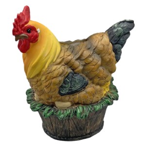 73-1987 DECORATIVE CERAMIC HEN IN A NEST χονδρική, Easter Items χονδρική