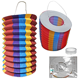 73-220 PAPER FLASHLIGHT MULTICOLORED ME RESO χονδρική, Easter Items χονδρική