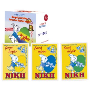73-288 EGG DYES NIKA ASSORTED COLORS χονδρική, Easter Items χονδρική