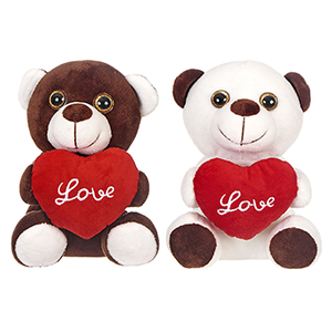 79-384 TEDDY BEAR WITH LOVE HEART χονδρική, Valentine Items χονδρική