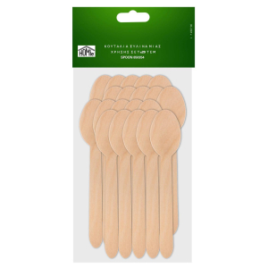 80-2081 DISPOSABLE WOODEN SPOONS SET=20 PCS χονδρική, Houseware Items χονδρική
