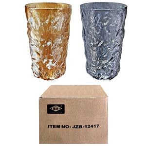 80-2110 LARGE CARVED COLORED GLASSES SET=6PCS χονδρική, Houseware Items χονδρική