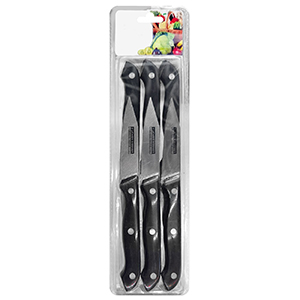 80-2115 KNIVES SHARP BLACK HANDLE SET=6PCS χονδρική, Houseware Items χονδρική