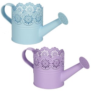 81-802 METALLIC LACE WATERING CAN χονδρική, Easter Items χονδρική