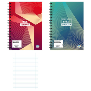 84-286 SPIRAL NOTEBOOKS OF 2 SUBJECTS FREE χονδρική, School Items χονδρική