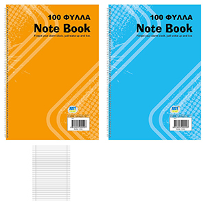 84-5 SPIRAL NOTEBOOKS 100 SHEETS χονδρική, School Items χονδρική