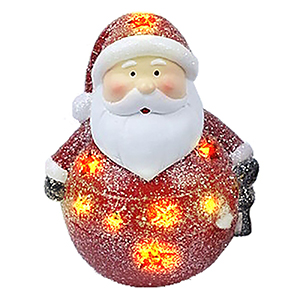 93-2580 CERAMIC SANTA WITH LED χονδρική, Christmas Items χονδρική