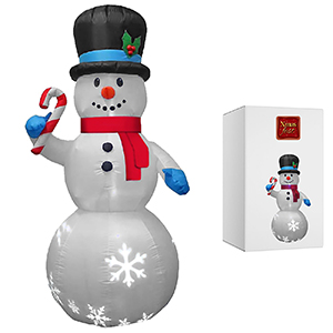 93-3126 SNOWMAN INFLATABLE-ELECTRIC WITH FLOODLIGHT χονδρική, Christmas Items χονδρική