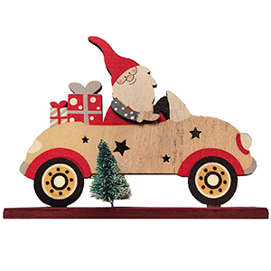 93-3343 AGIOS WOODEN CARRIAGE WITH BASE χονδρική, Christmas Items χονδρική