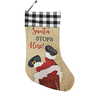 93-3346 SANTA STOPS HERE BOOTS χονδρική, Christmas Items χονδρική