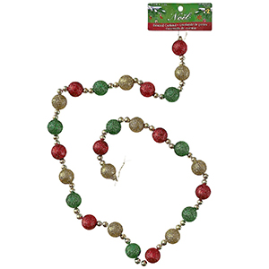 93-3354 CHRISTMAS GARLAND WITH BALLS χονδρική, Christmas Items χονδρική