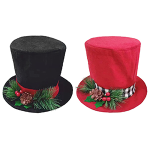 93-3428 TREE TOP HAT WITH A POCOON χονδρική, Christmas Items χονδρική